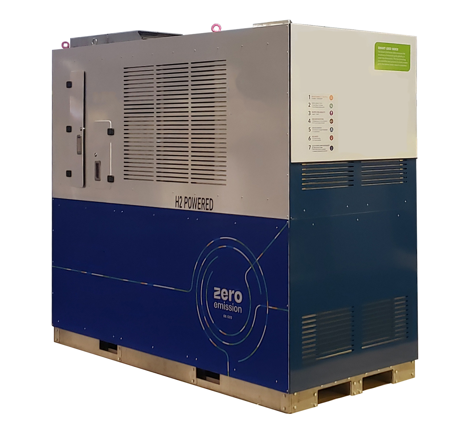 130 kVA hydrogen fuelled generator