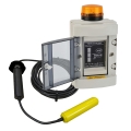 Overfill alarm for viscous oils