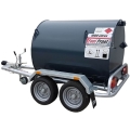 Fuel Proof Twin Axle Highway Tow Bowser, 1000L