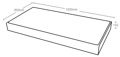 EN7031 2 drum bunded workfloor dimensions